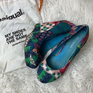 Desigual Wedged Platform Size 39